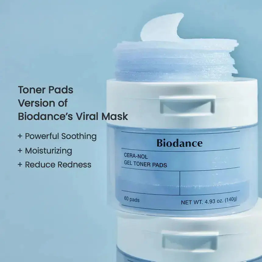 BIODANCE Hydro Cera-nol Real Deep Mask Set + Cera-nol Gel Toner Pads BIODANCE