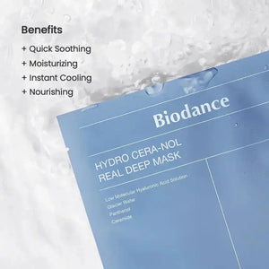 BIODANCE Hydro Cera-nol Real Deep Mask Set + Cera-nol Gel Toner Pads BIODANCE