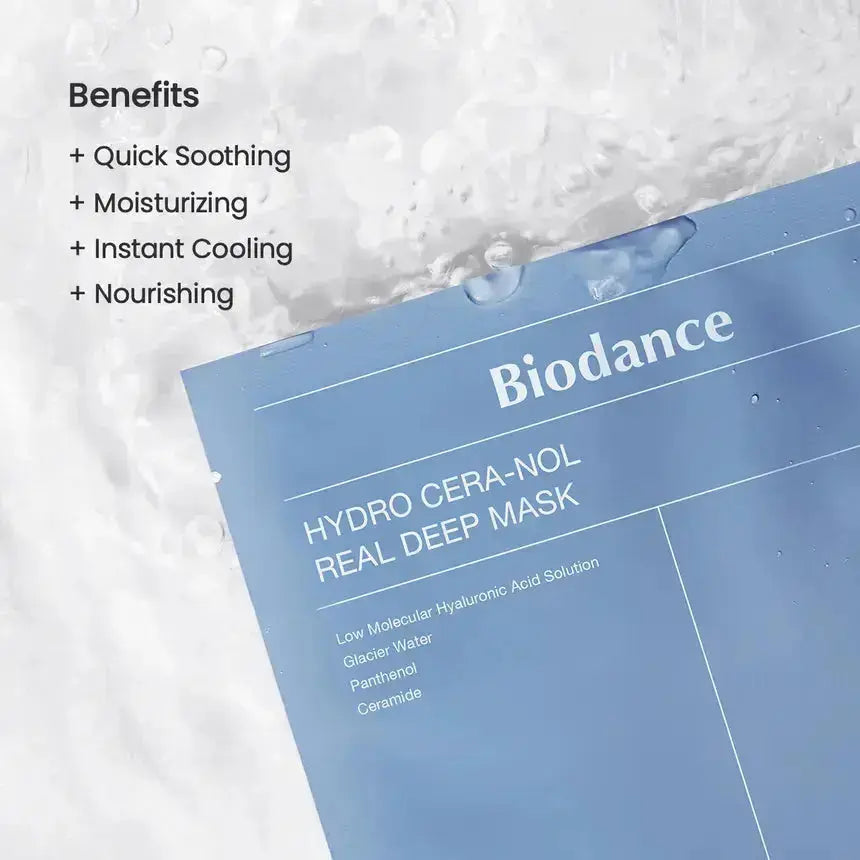 BIODANCE Hydro Cera-nol Real Deep Mask Set + Cera-nol Gel Toner Pads BIODANCE