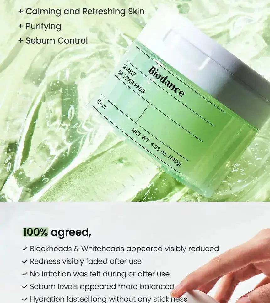 BIODANCE Sea Kelp Gel Toner Pads ( 60 pads ) BIODANCE