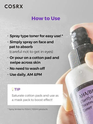 COSRX Aha/Bha Clarifying Treatment Toner 150 ml COSRX