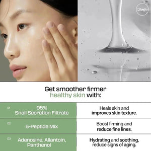 JUMISO Snail Mucin 95 + Peptide Facial Essence 140 ML JUMISO