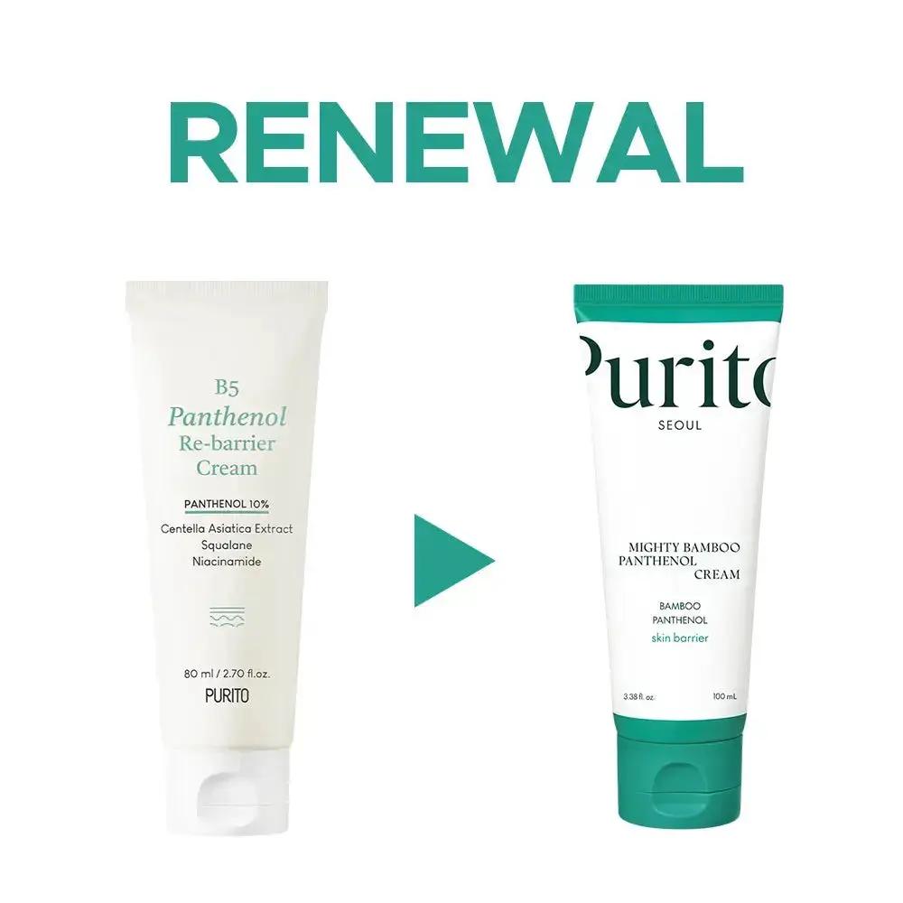 PURITO Mighty Bamboo Panthenol Cream 100 ml PURITO SEOUL