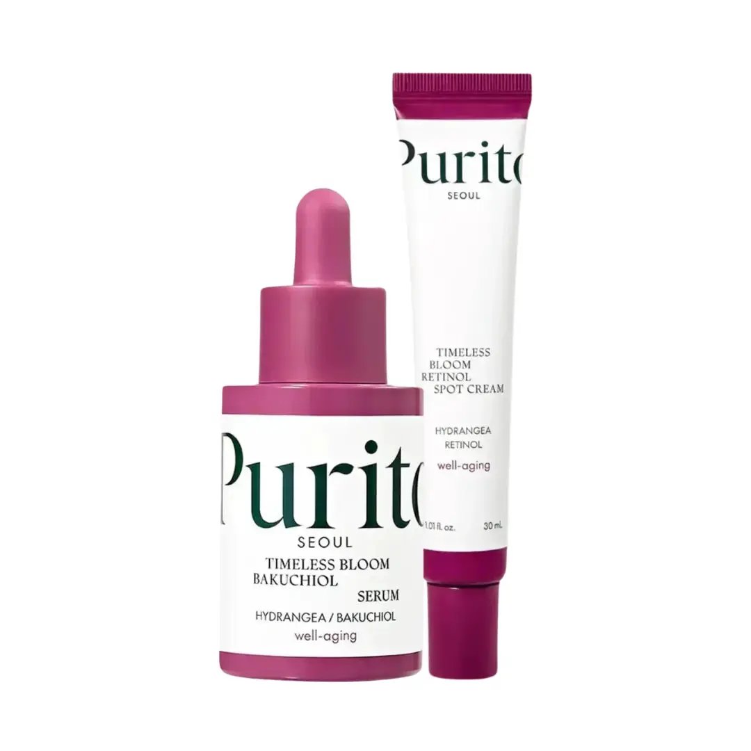 PURITO Timeless Bloom Bakuchiol & Timeless Bloom Bakuchiol Spot SET Purito