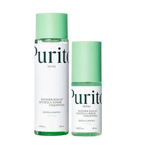PURITO Wonder Releaf Centella Unscented Toner & Serum Purito
