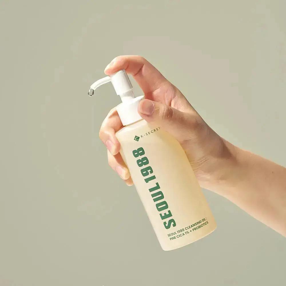 SEOUL 1988 Cleansing Oil: Pine Cica 1% + Probiotics 200 ml SEOUL 1988