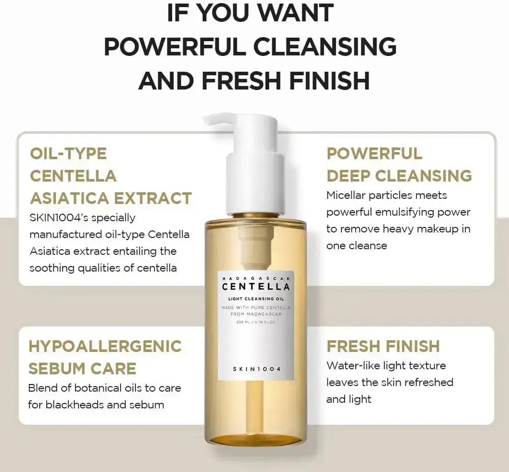 SKIN1004 Madagascar Centella Light Cleansing Oil 200 ML SKIN 1004