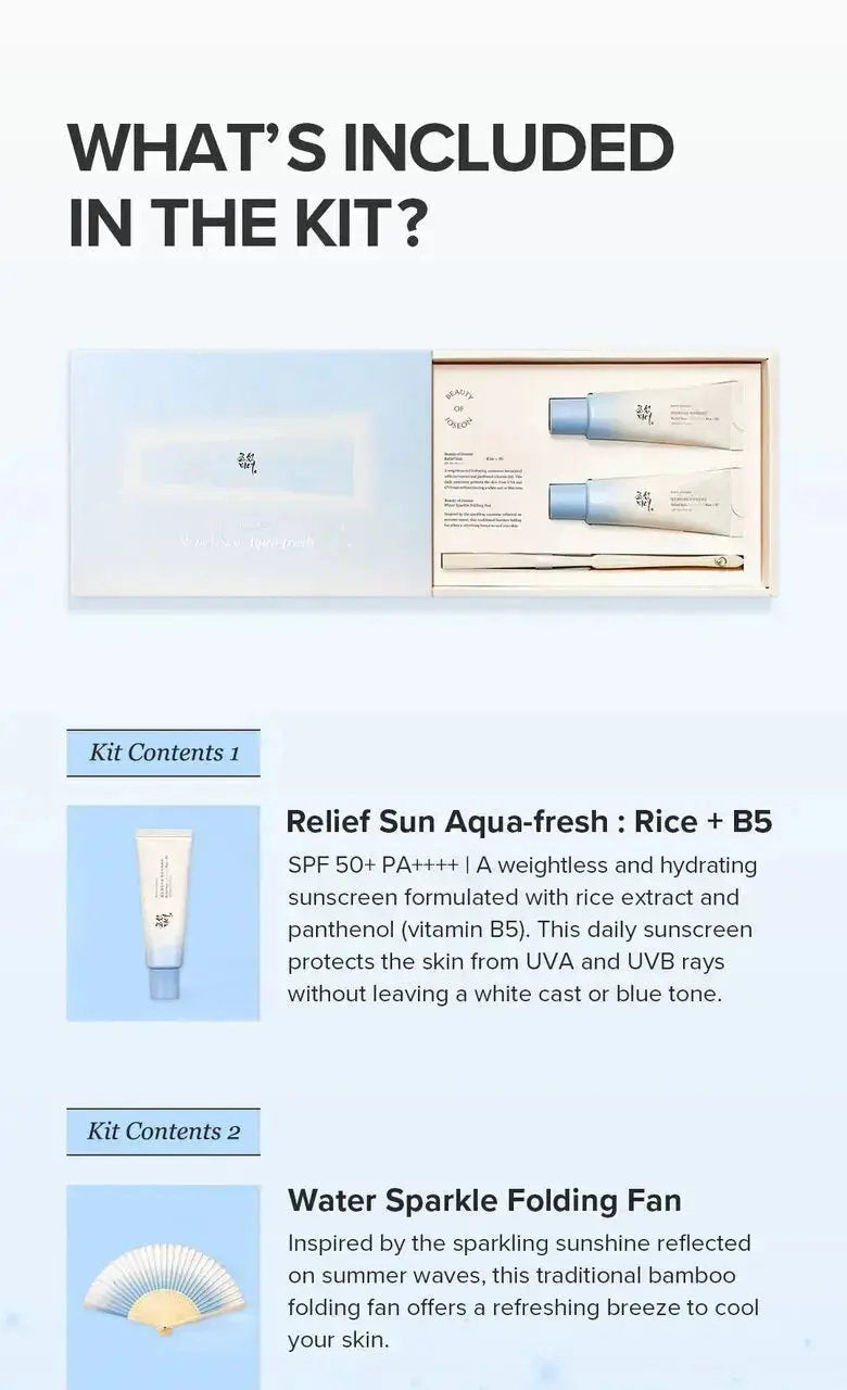 beauty of joseon relief sun aqua fresh kit BEAUTY OF JOSEON