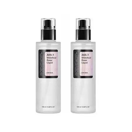 2 Pack COSRX AHA 7 Whitehead Power Liquid 100ml Set COSRX