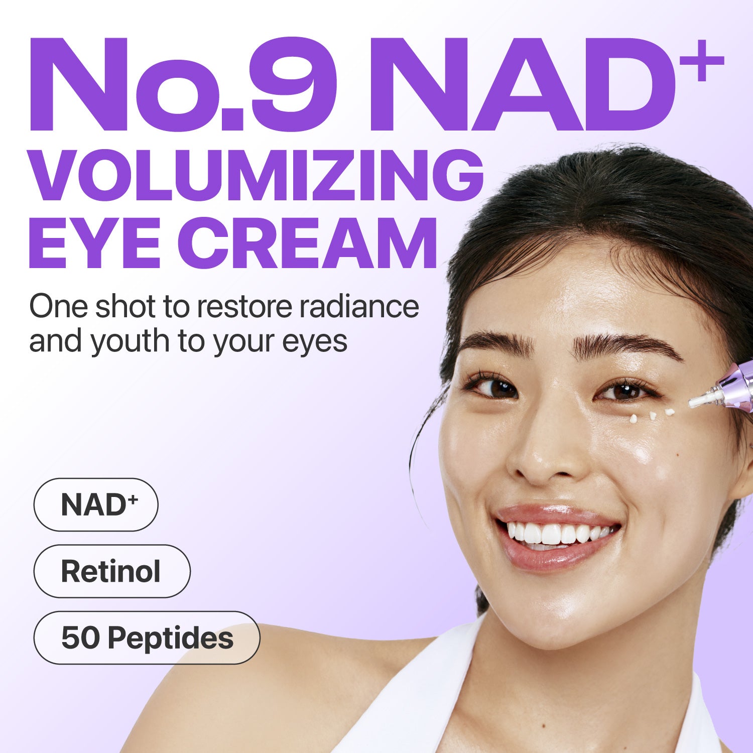 No.9 NAD+ Retinol Volumetox Eye Cream numbuzin