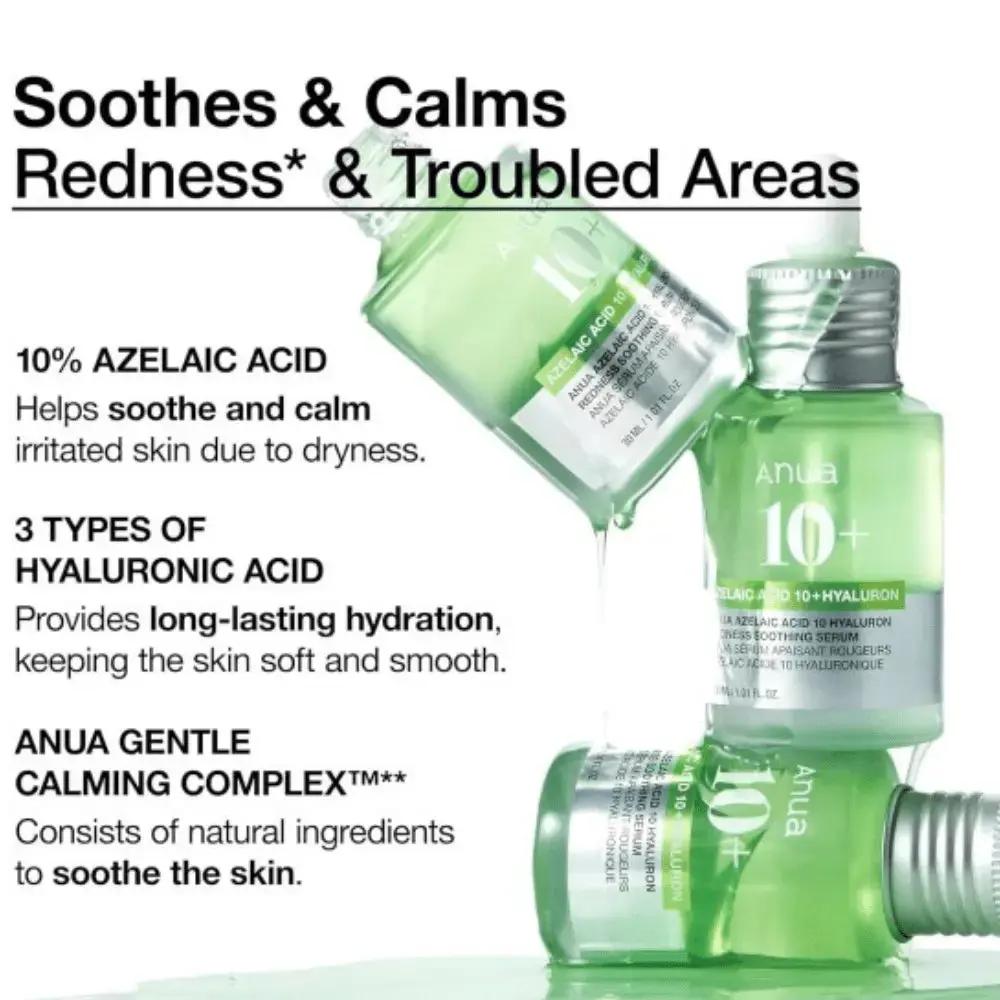 ANUA Azelaic Acid 10 Hyaluron Redness Soothing Serum 30 ML ANUA