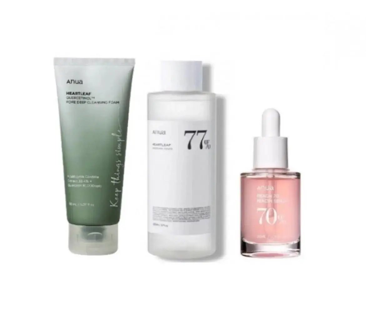 ANUA Heartleaf Series 2 Cleanser + Toner + Serum Anua
