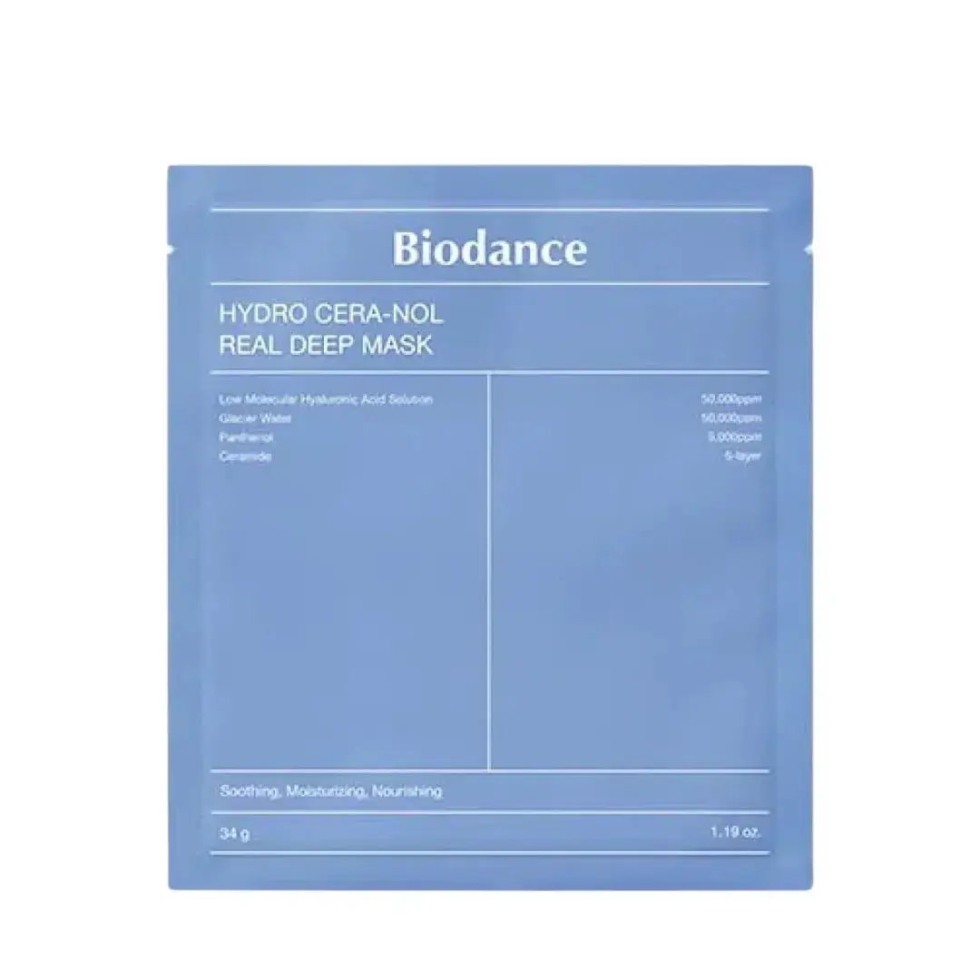BIODANCE Hydro Cera-nol Real Deep Mask 4 pcs pack 34 gm BIODANCE