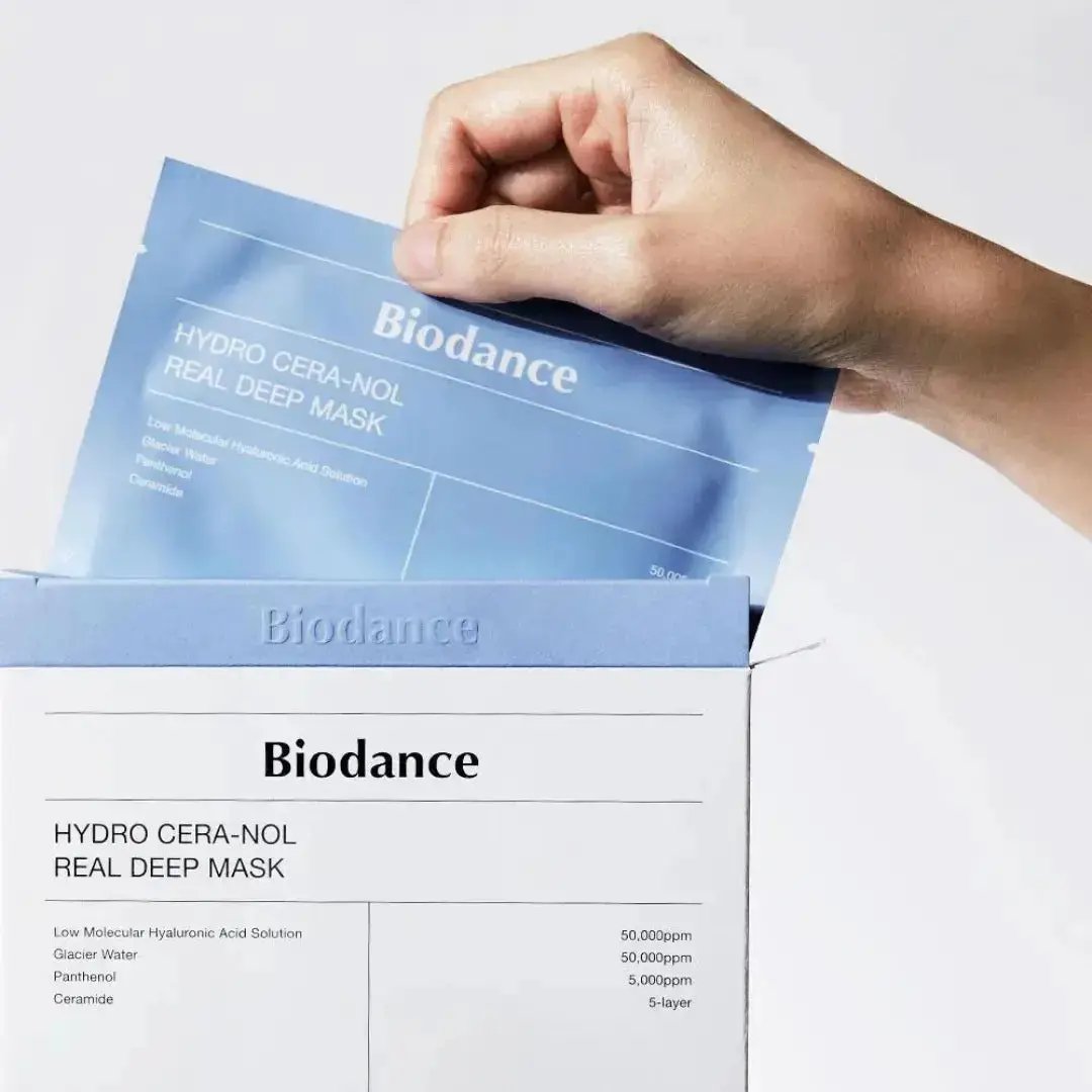 BIODANCE Hydro Cera-nol Real Deep Mask 4 pcs pack 34 gm BIODANCE