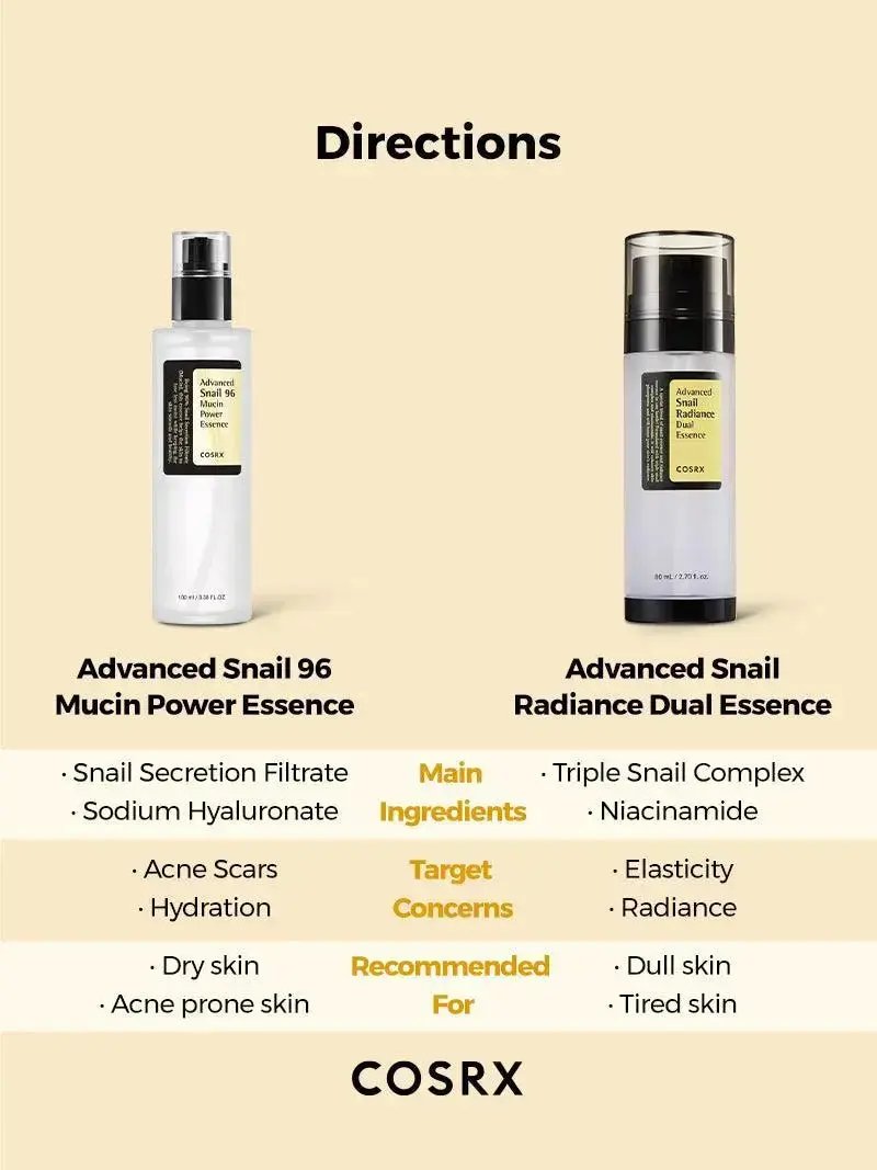 COSRX Advanced Snail Radiance Dual Essence 80 ml COSRX