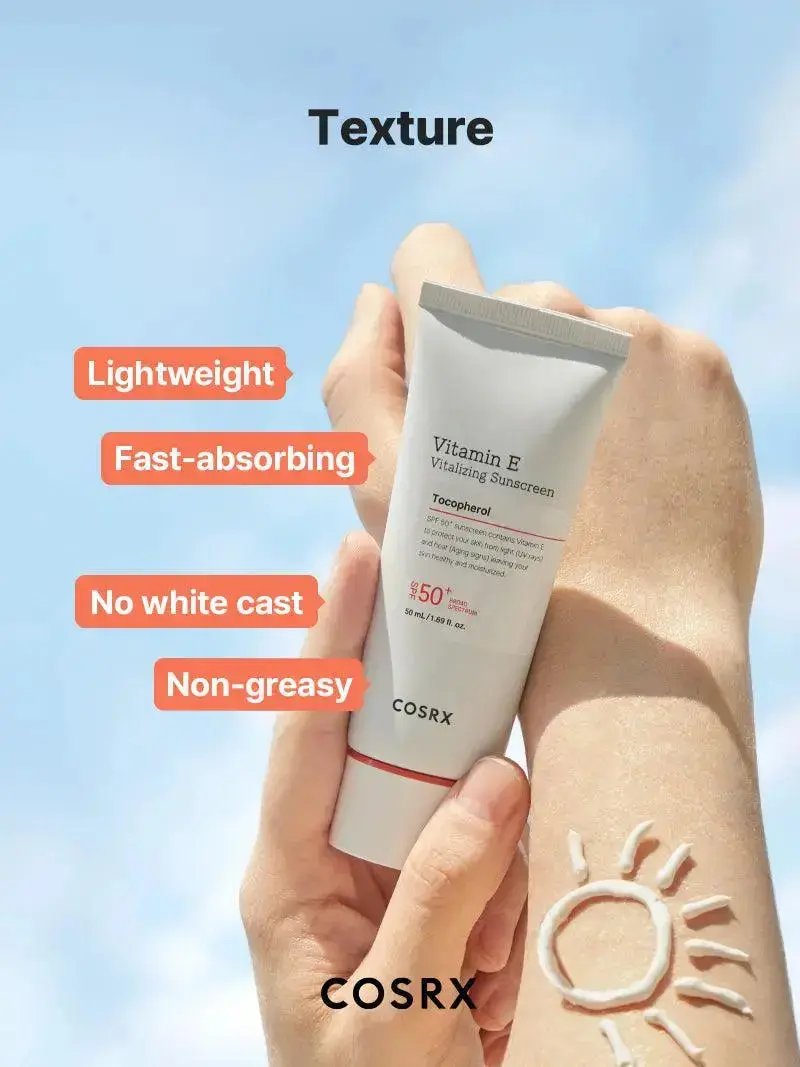 COSRX Vitamin E Vitalizing Sunscreen SPF 50+ COSRX