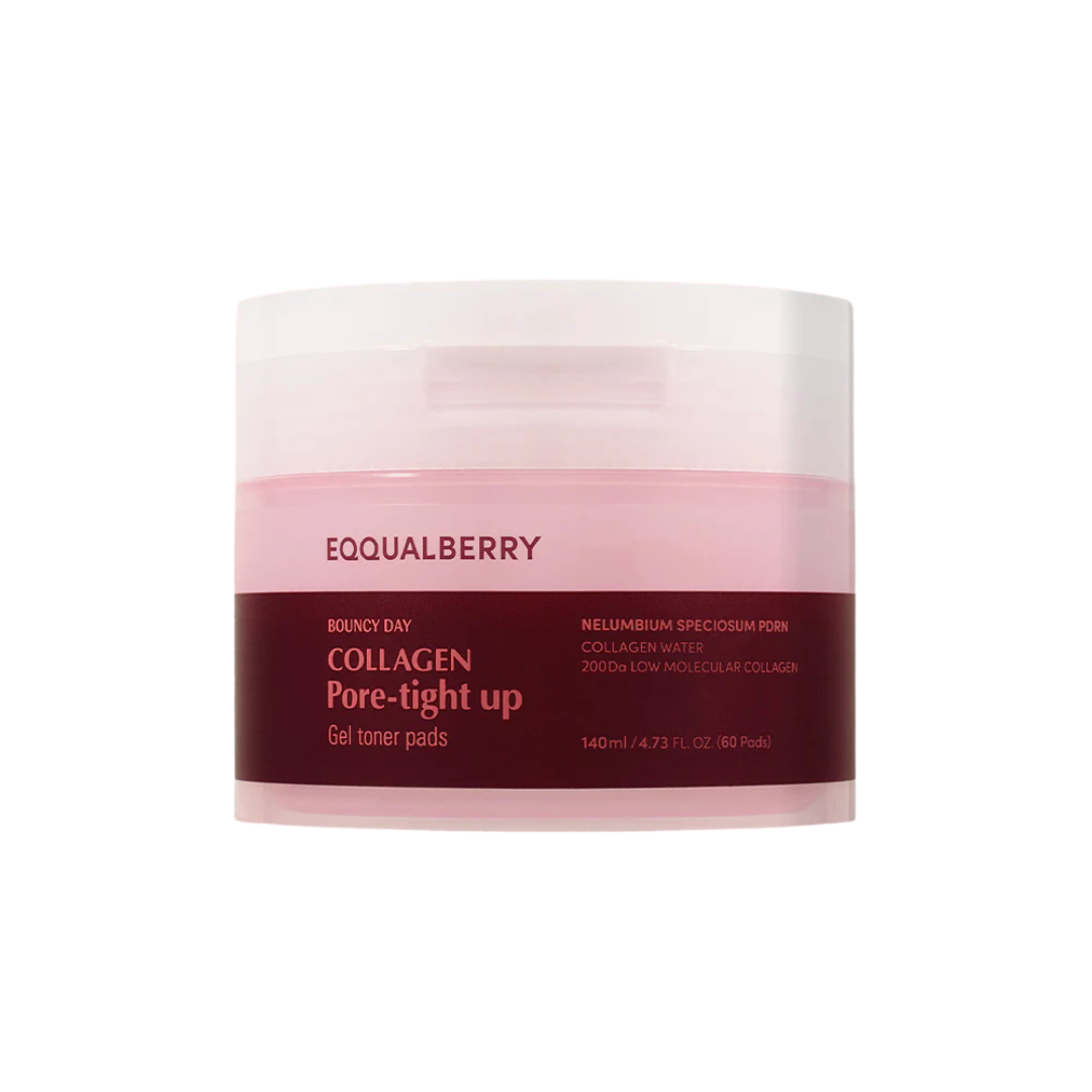 Collagen Pore-Tight Up Gel Toner Pads - 60 Pads EQQUALBERRY