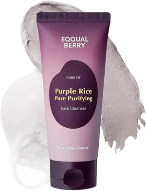 EQQUALBERRY Purple Rice Pore Purifying Pack Cleanser 130 gm EQQUALBERRY