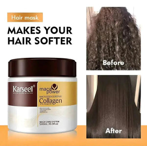 Karseell Collagen Hair Treatment Collagen Hair Mask Essence for Dry Damaged Hair 500 ml KARSEELL