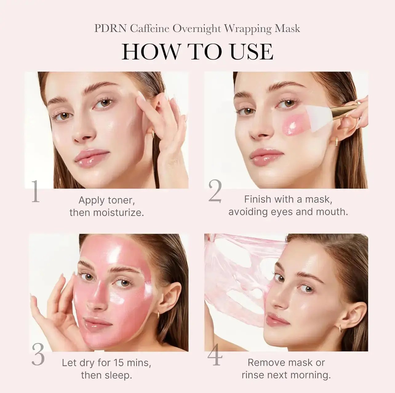 MEDICUBE PDRN Pink Caffeine Night Wrapping Mask 75 ml Medicube