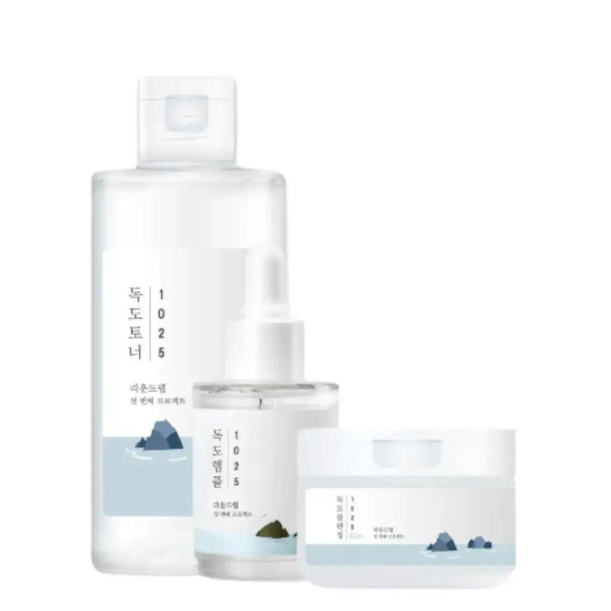 ROUND LAB Toner, Serum and Cleansing Balm Set Round lab