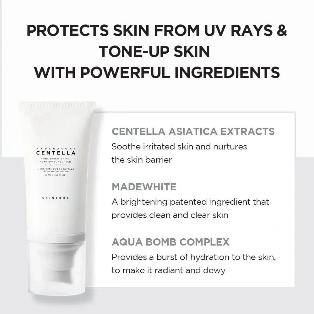 SKIN1004 Madagascar Centella Tone Brightening Tone-Up Sunscreen 50 ml SKIN 1004