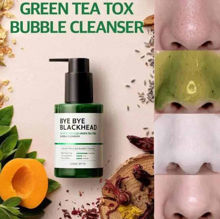 SOME BY MI Bye Bye Blackhead 30 Days Miracle Green Tea Tox Bubble Cleanser 120 g SOME BY MI