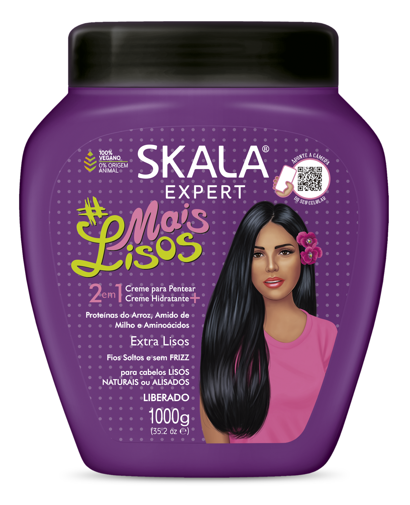 Skala Hair Treatment Cream 2in1 Mais Lisos 1000g SKALA