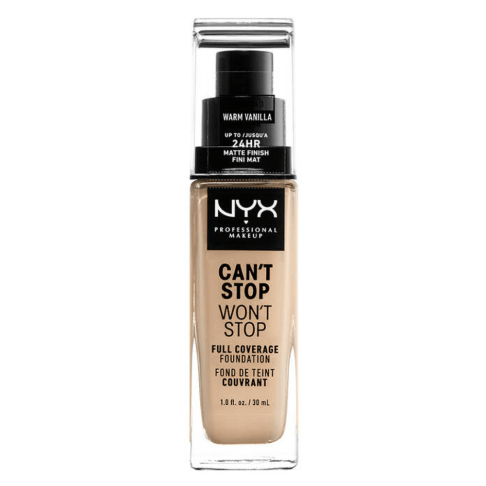 Can't Stop Won't Stop Full Coverage Foundation NYX