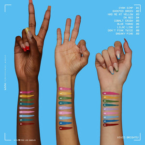 Vivid Brights Colored Liquid Eyeliners NYX