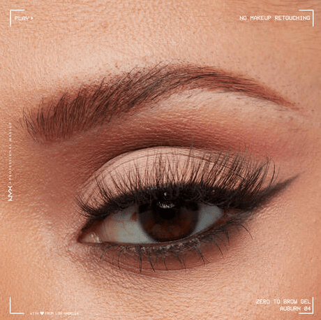 Zero to Brow Gel Longwear Eyebrow Gel NYX