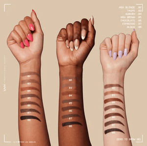 Zero to Brow Gel Longwear Eyebrow Gel NYX
