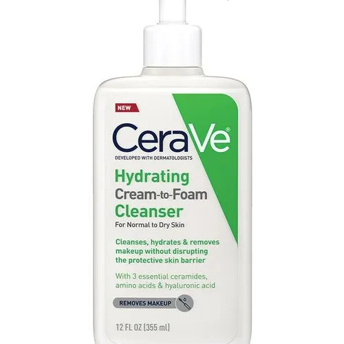 CeraVe Hydrating Cream-to-Foam Cleanser